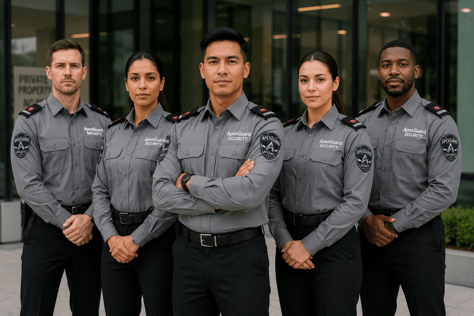 ApexGuard security team on duty